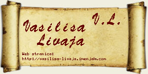 Vasilisa Livaja vizit kartica
